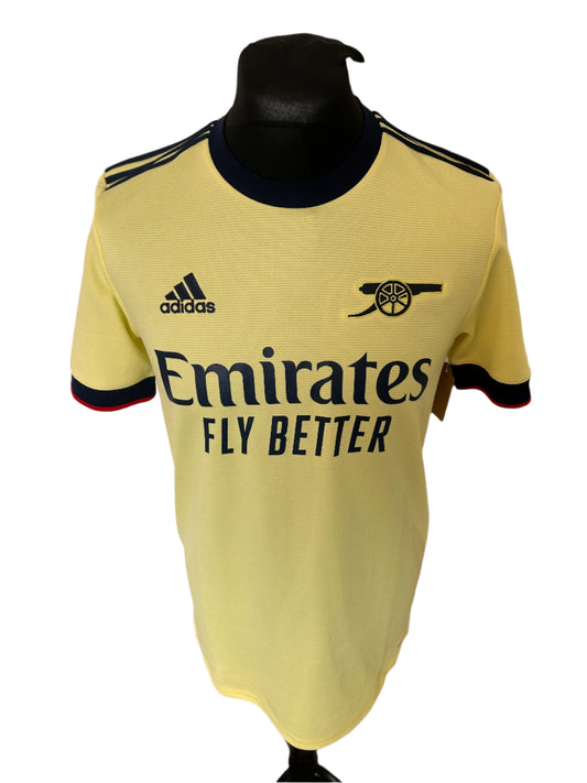 Arsenal Bukayo Saka 2021-22 Away Football Shirt Small Adidas