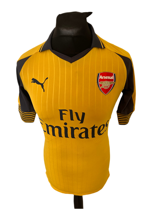 Arsenal Mesut Ozil 2016-17 Away Football Shirt PLAYER ISSUE Small Puma