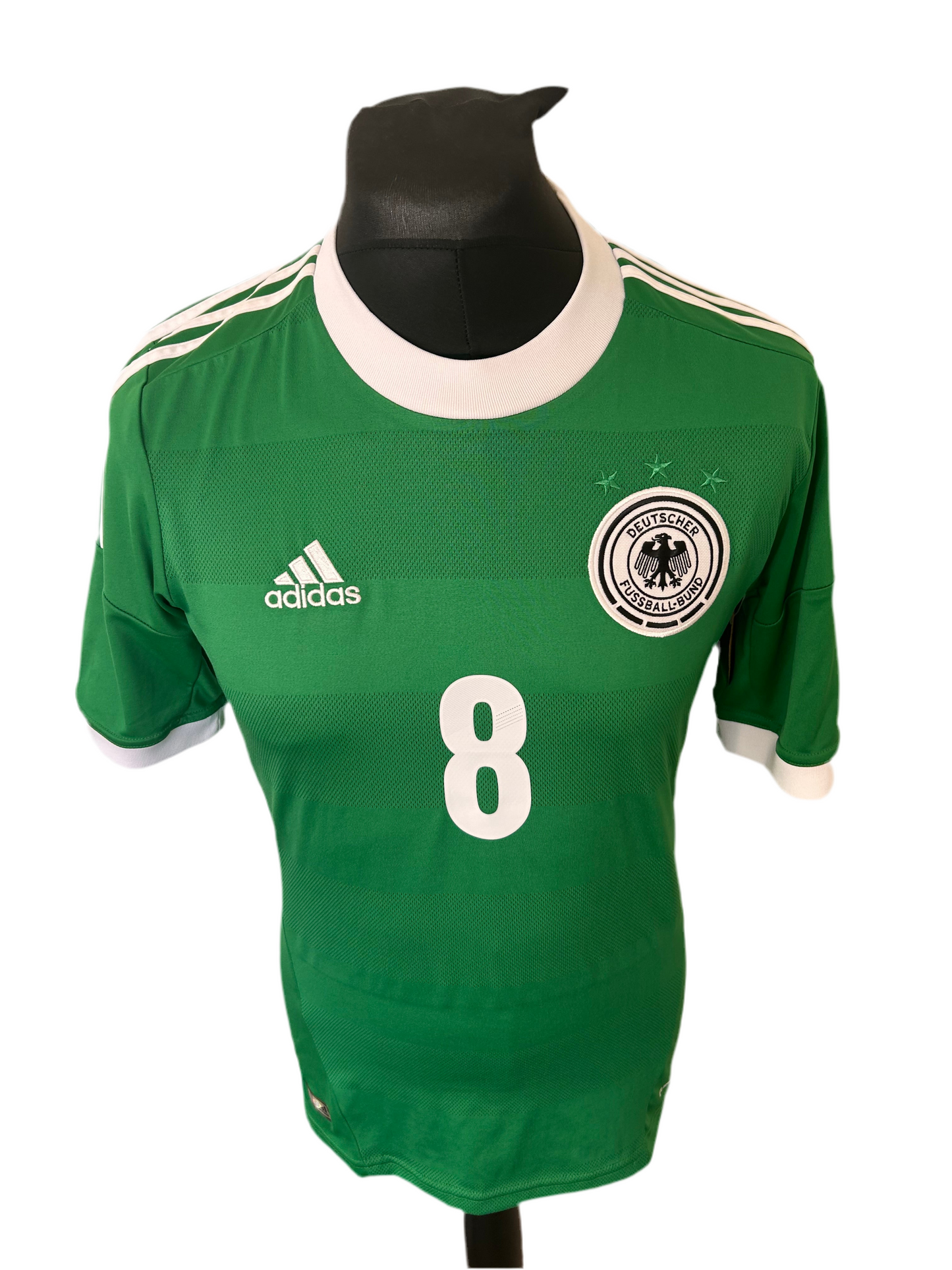 Germany Mesut Ozil 2012-13 Away Football Shirt Small Adidas