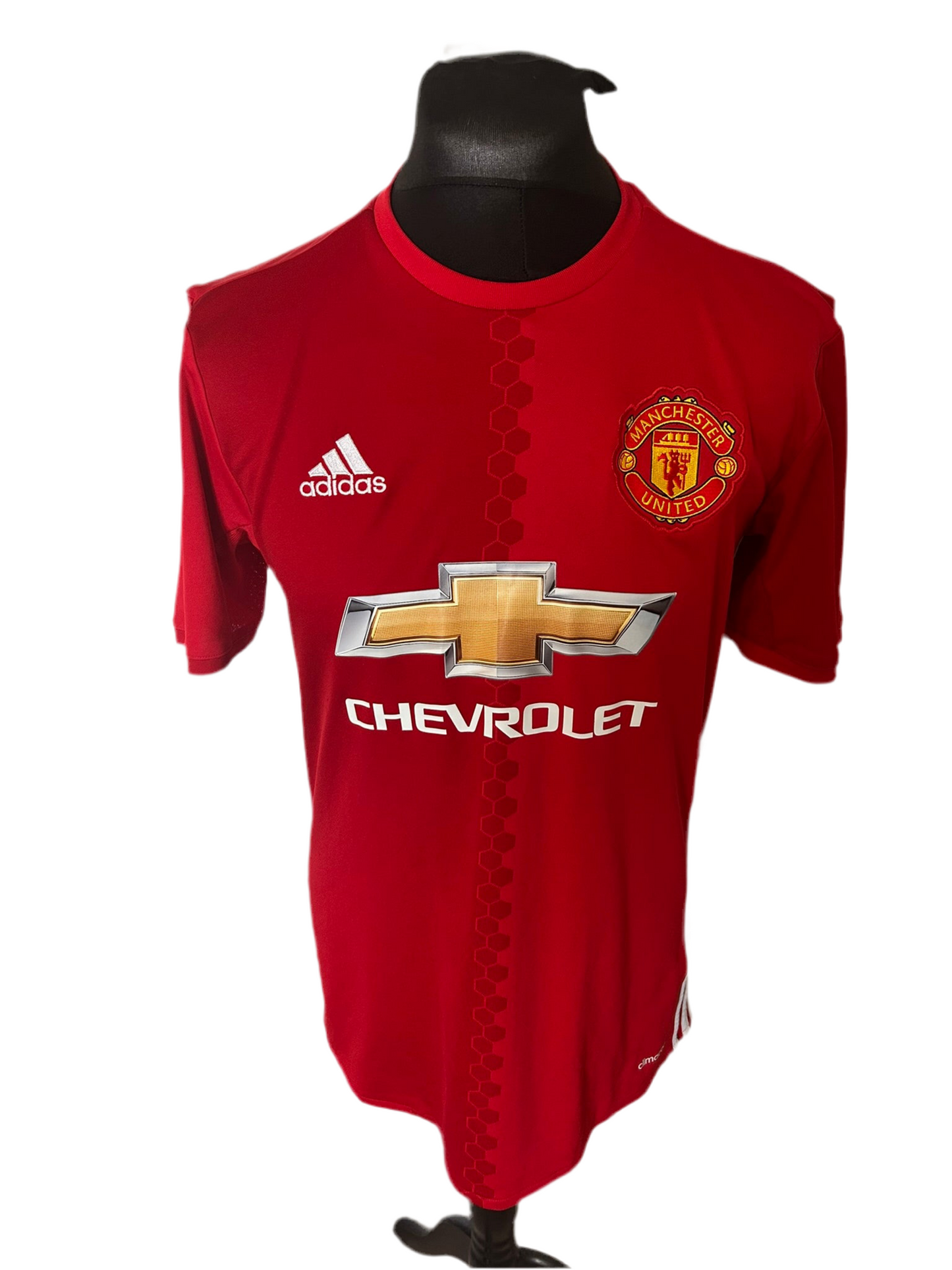 Manchester United Ander Herrera 2016-17 Home Football Shirt Medium Adidas