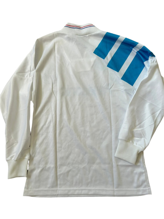 Olympique Marseille 1991-92 Home Football Shirt XS LONG SLEEVES BRAND NEW Adidas