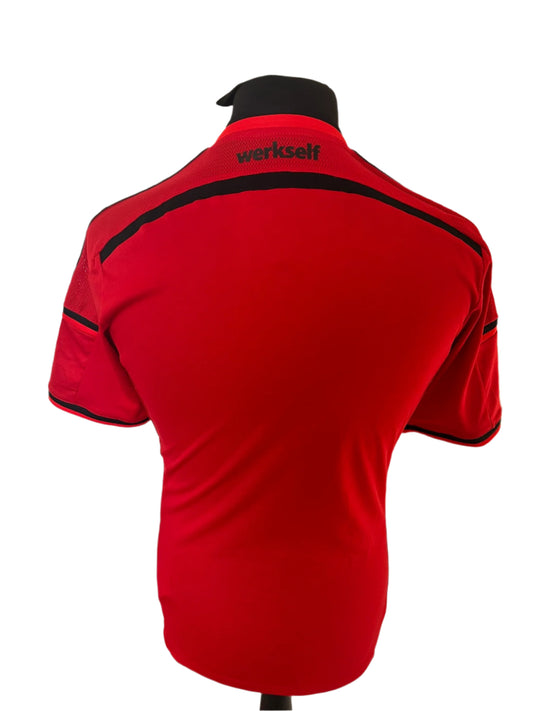 Bayer Leverkusen 2014-15 Home Football Shirt Small Adidas