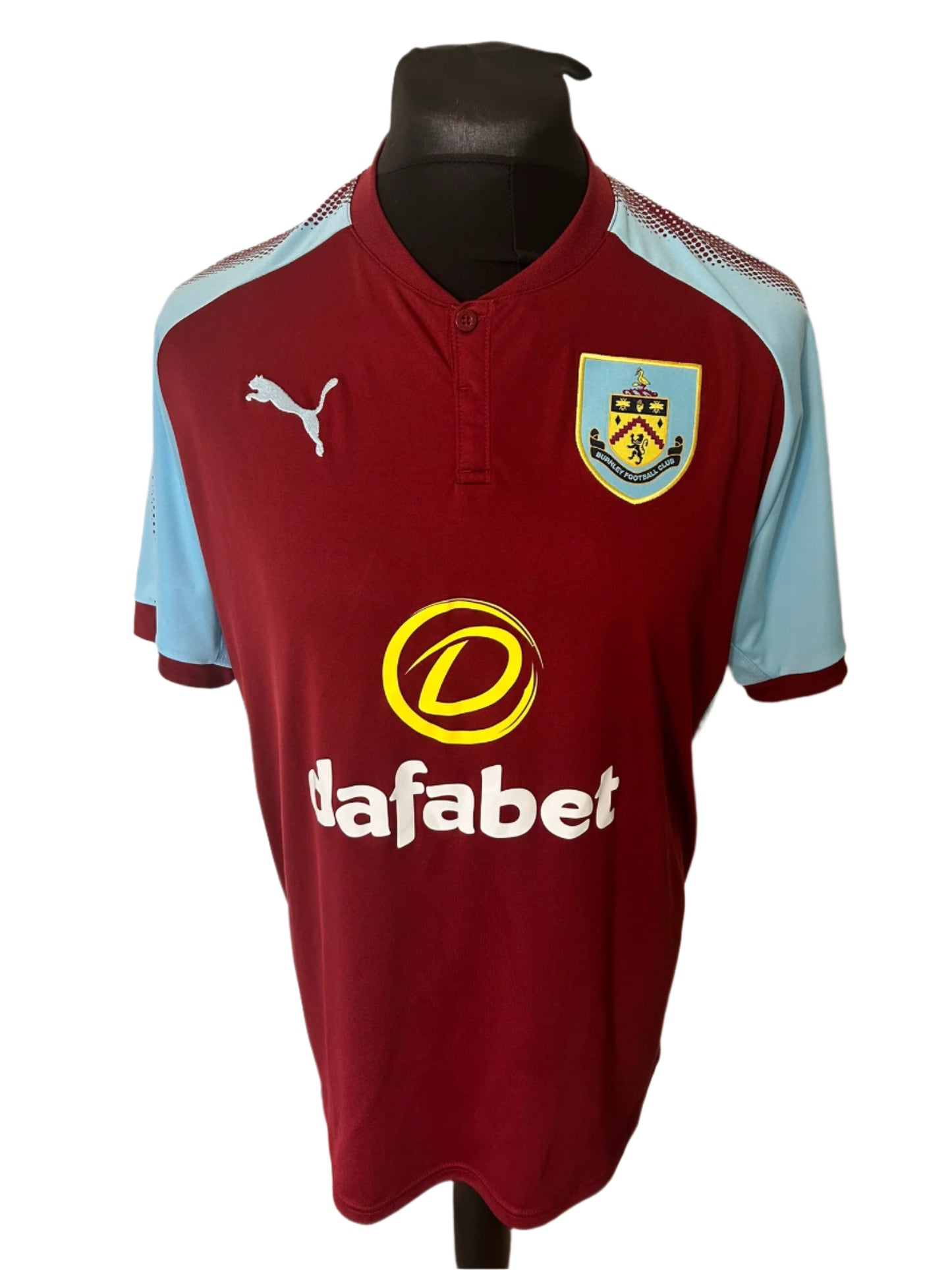 Burnley 2017-18 Home Football Shirt Extra Large XL Puma