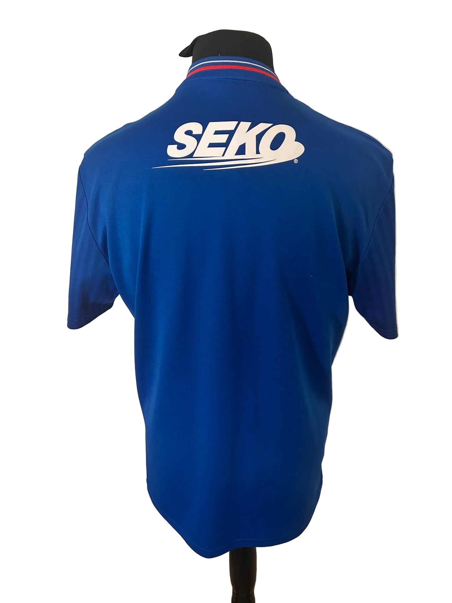 Rangers 2023-24 home football shirt, blue, Large, Castore, back