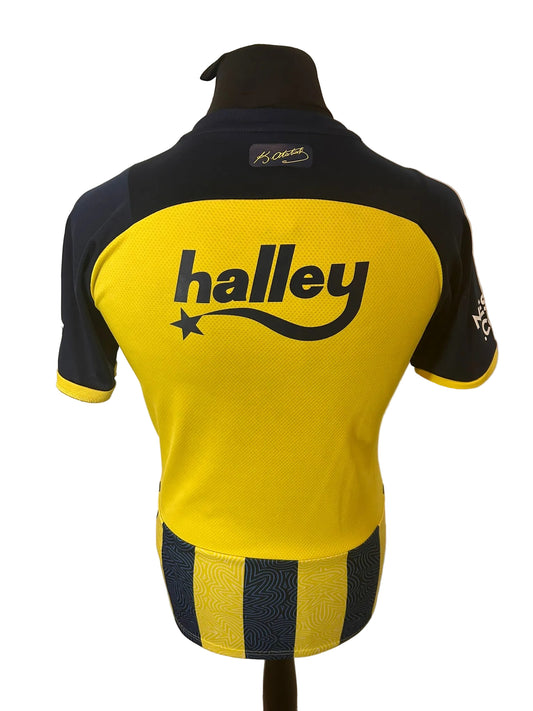 Fenerbahce 2021-22 home football shirt, navy and yellow, small, Puma, back