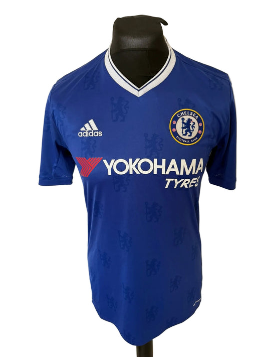 Chelsea 2016-17 home football shirt, blue, medium, Adidas, N'Golo Kante, front