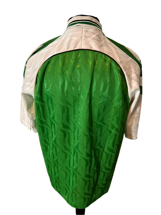 Hibernian 1992-94 Home Football Shirt Large Bukta