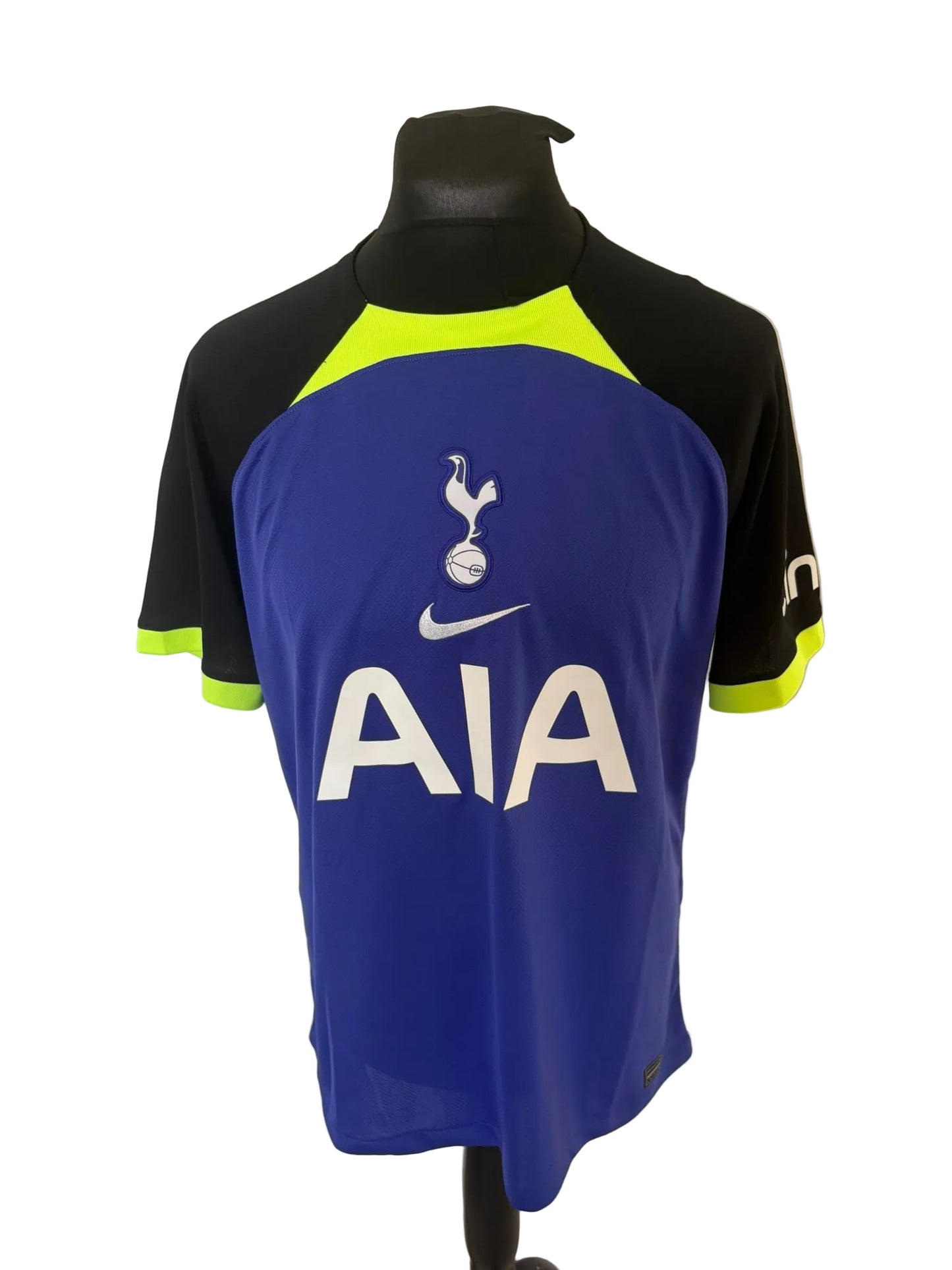 Tottenham Hotspur 2022-23 away football shirt, blue, Large, Nike, Harry Kane, front