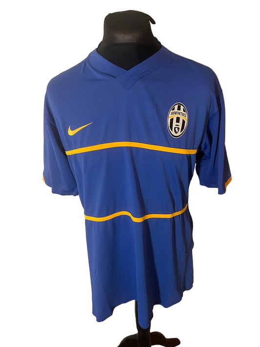 Juventus 2007-08 away football shirt, Nike, extra large, XL, blue, Alessandro Del Piero, front