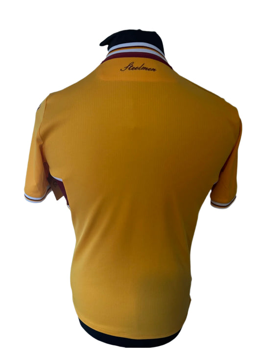 Motherwell 2021-22 Home Football Shirt Small Macron