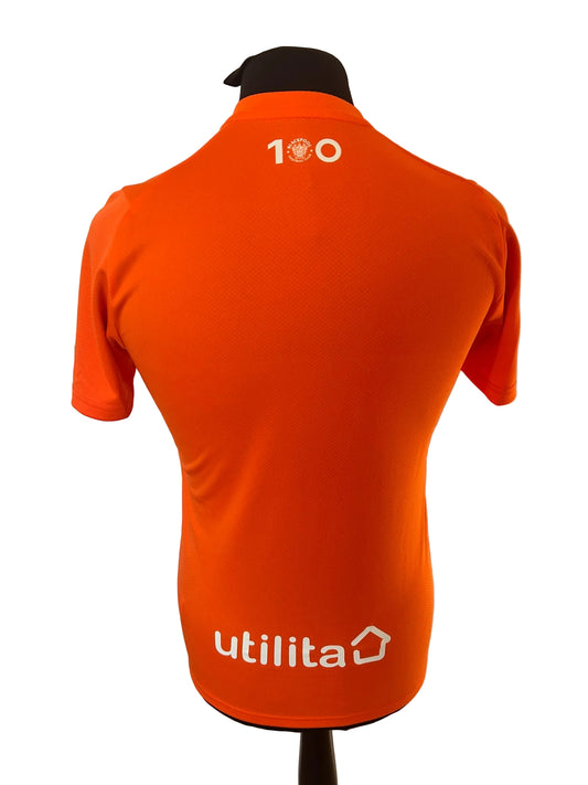Blackpool 2023-24 home football shirt, orange, small, Puma, back