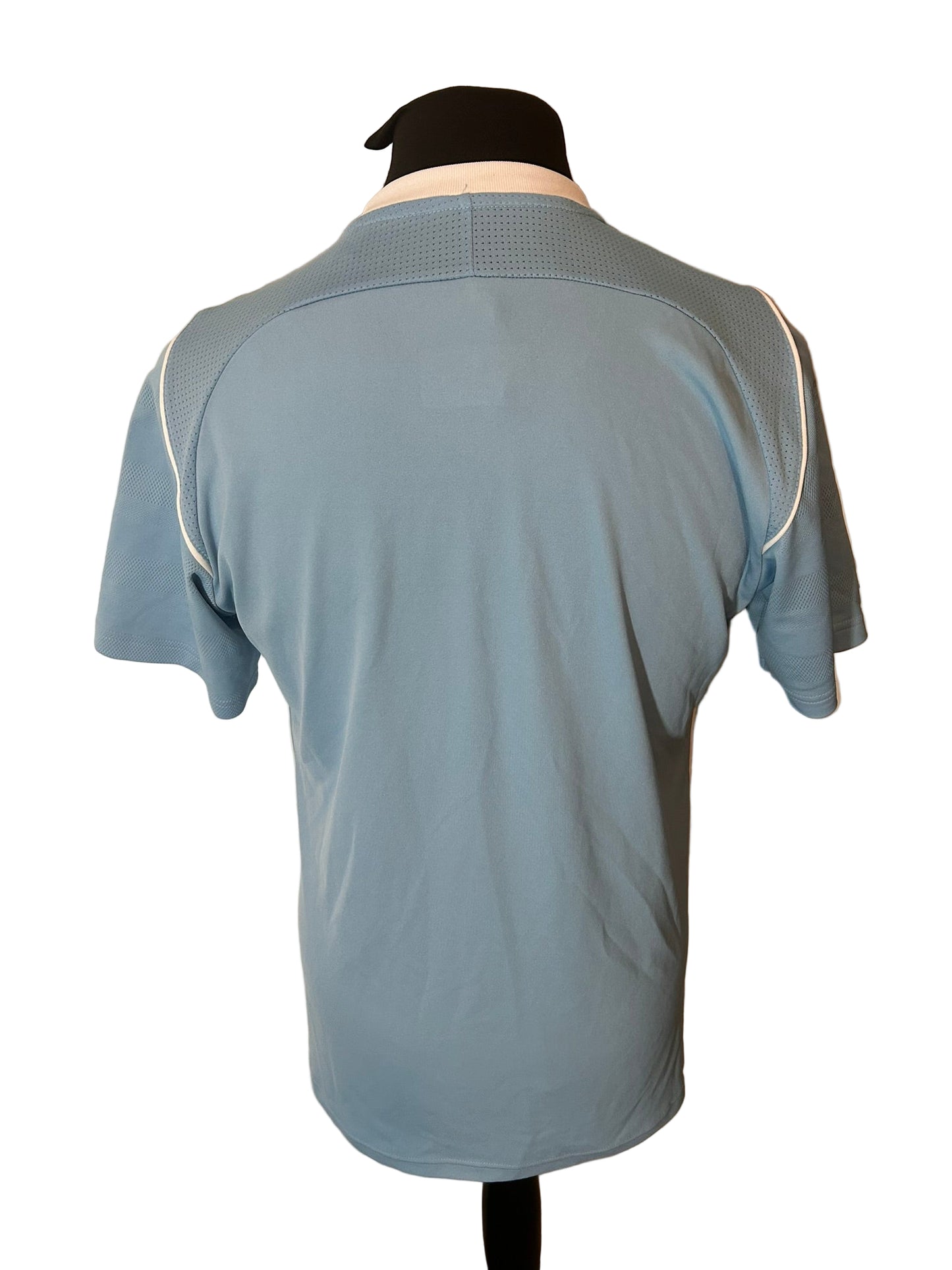 Sunderland 2017-18 away football shirt, adidas, medium, blue, back