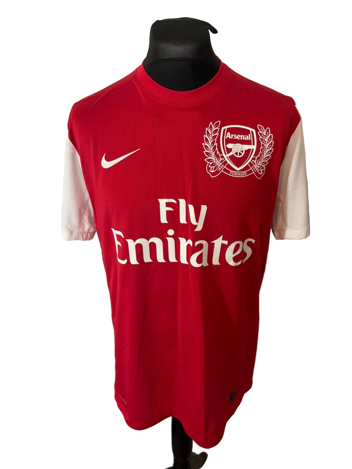 Arsenal 2011-12 home football shirt, red, Large, Nike, Thierry Henry, front