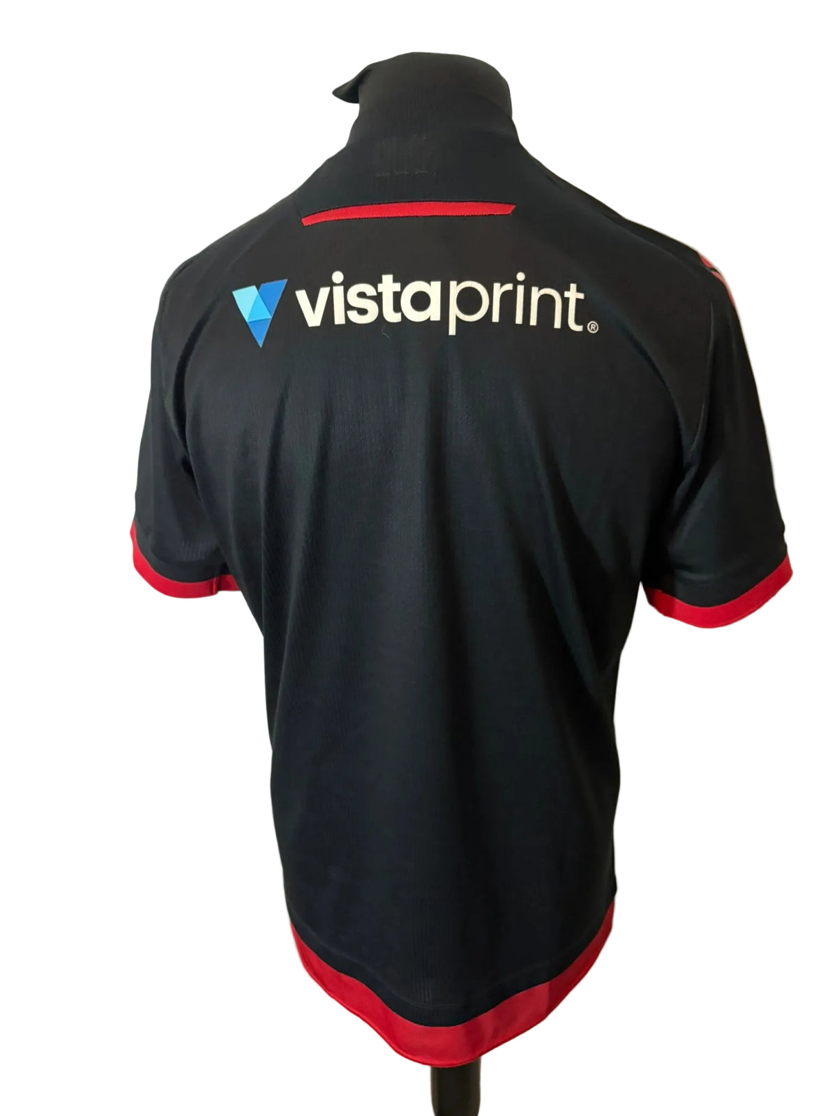 Wrexham 2023-24 third football shirt, black, Large, Macron, back