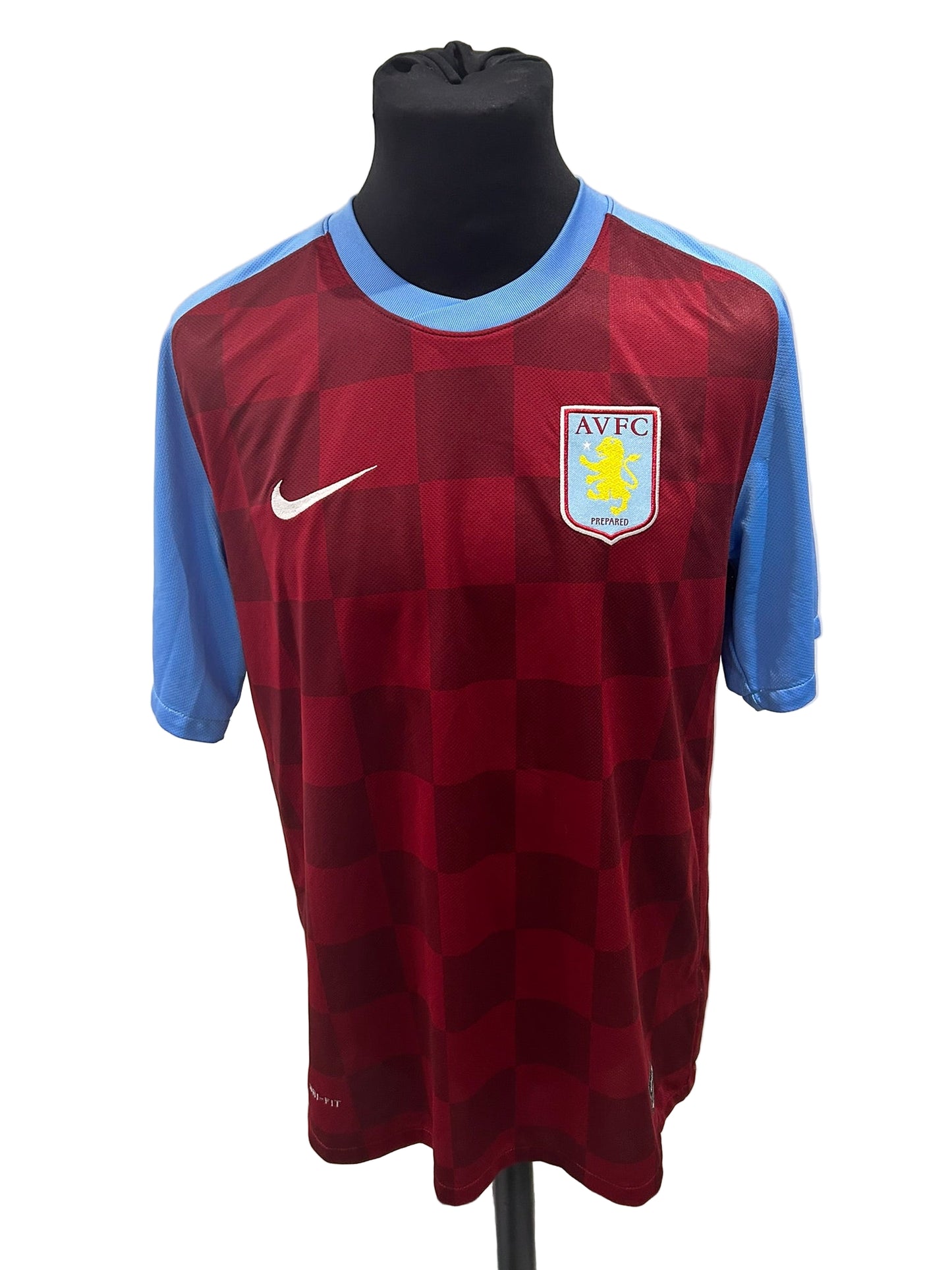 Aston Villa 2011-12 home football shirt, claret, large, Nike, Stiliyan Petrov, front