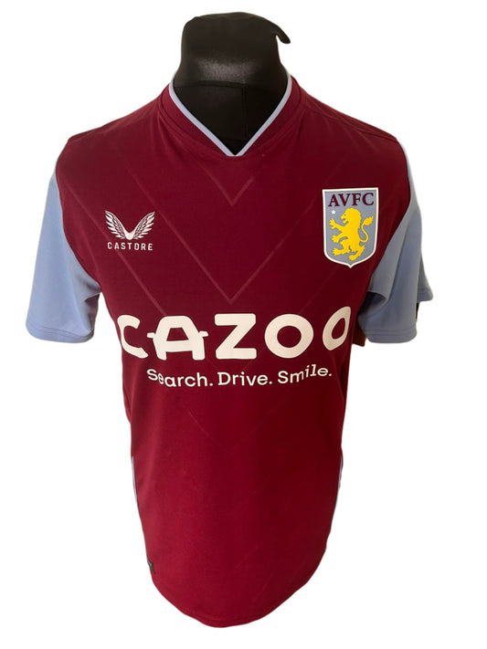Aston Villa Ollie Watkins 2022-23 Home Football Shirt Medium Castore