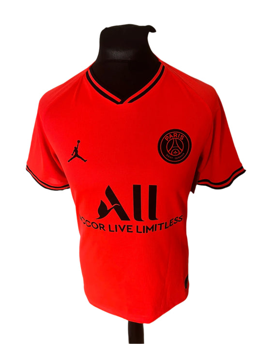 Paris Saint Germain PSG Kylian Mbappe 2019-20 Away Football Shirt Medium Nike