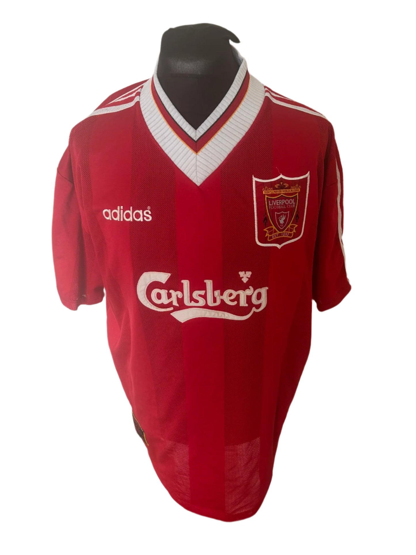 Liverpool 1995-96 Home Football Shirt 2XL XXL Adidas