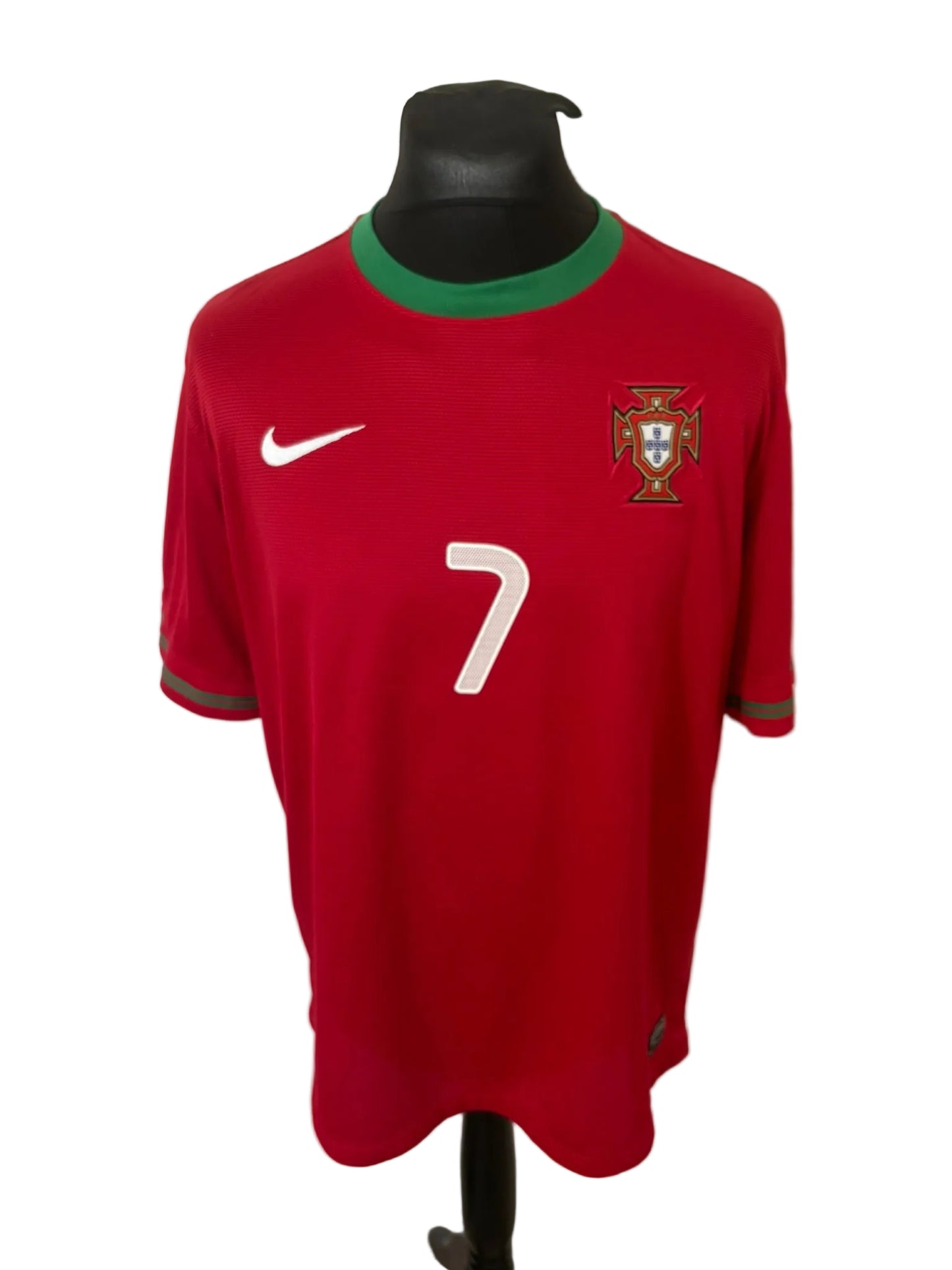 Portugal 2012-13 home football shirt, red, Extra Large, XL, Nike, Cristiano Ronaldo, front