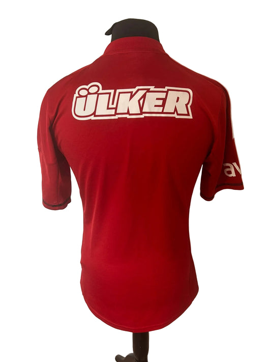 Besiktas 2012-13 third football shirt, red, medium, Adidas, back