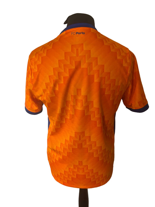 Porto 2024-25 away football shirt, orange, medium, New Balance, back