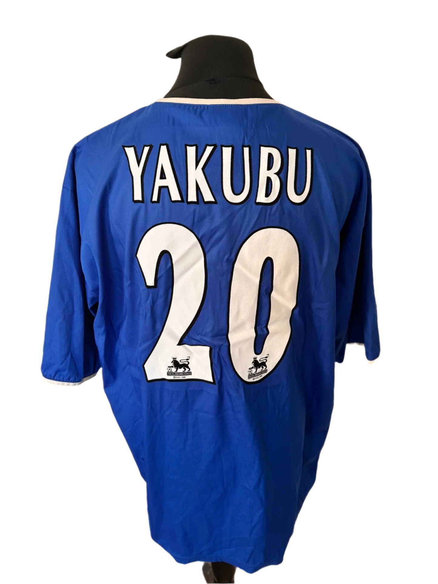 Portsmouth Yakubu 2003-05 Home Football Shirt 2XL XXL