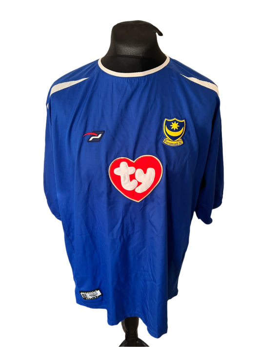 Portsmouth Yakubu 2003-05 Home Football Shirt 2XL XXL