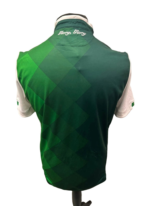 Hibernian 2018-19 home football shirt, green, Large, Macron, back