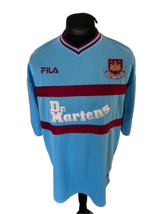 West Ham United Paolo Di Canio 2001-03 Away Football Shirt Extra Large XL Fila