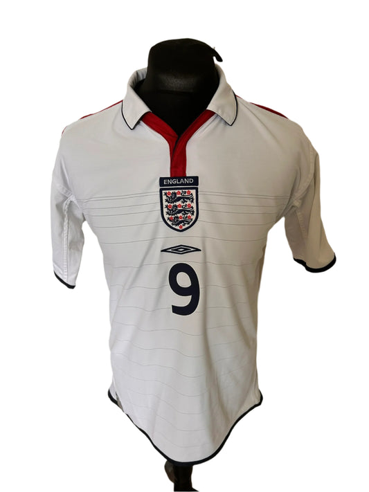 England Wayne Rooney 2003-05 Home Football Shirt Medium Umbro