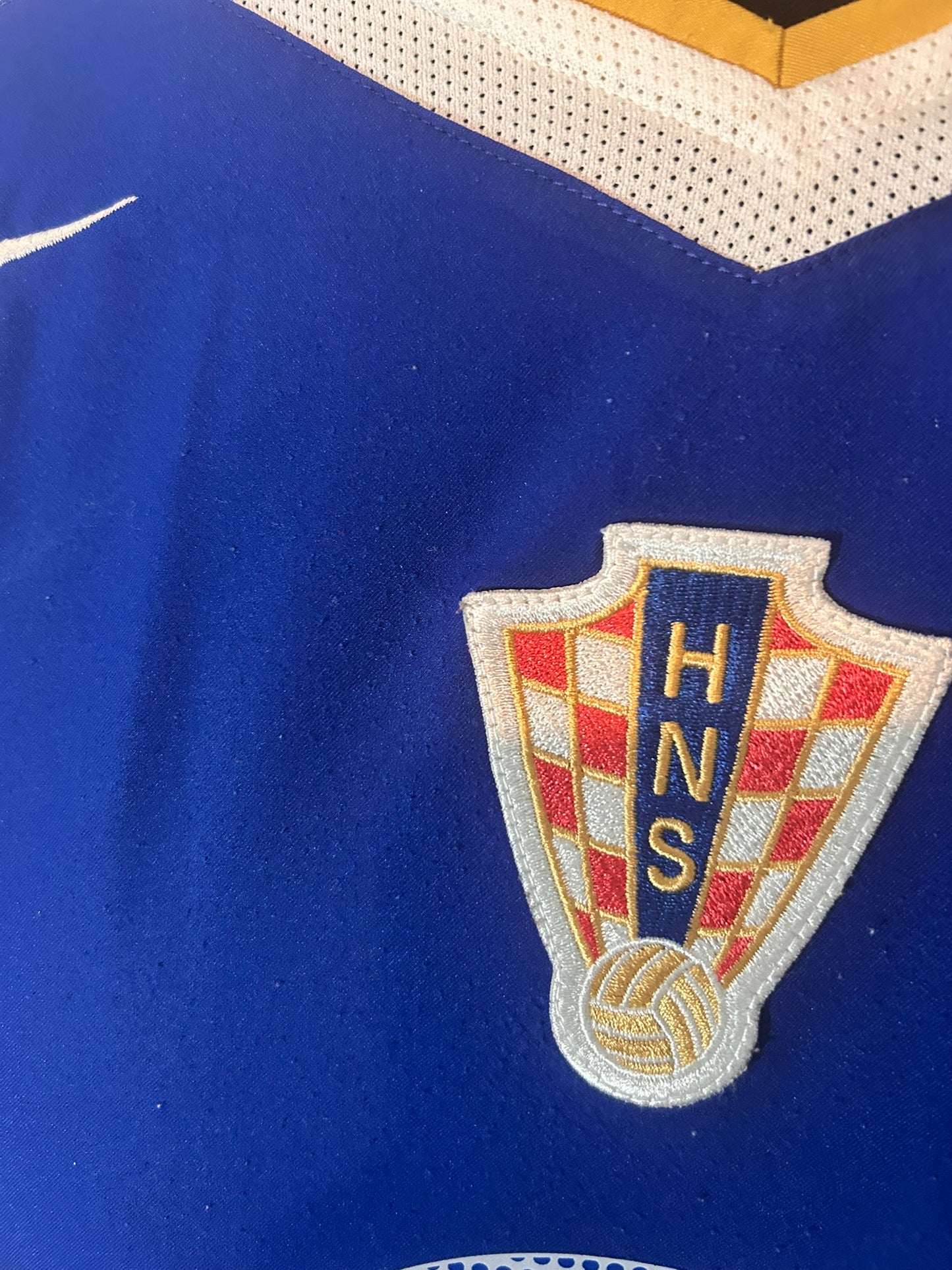 Croatia Dado Prso 2004-06 Away Football Shirt Small Nike