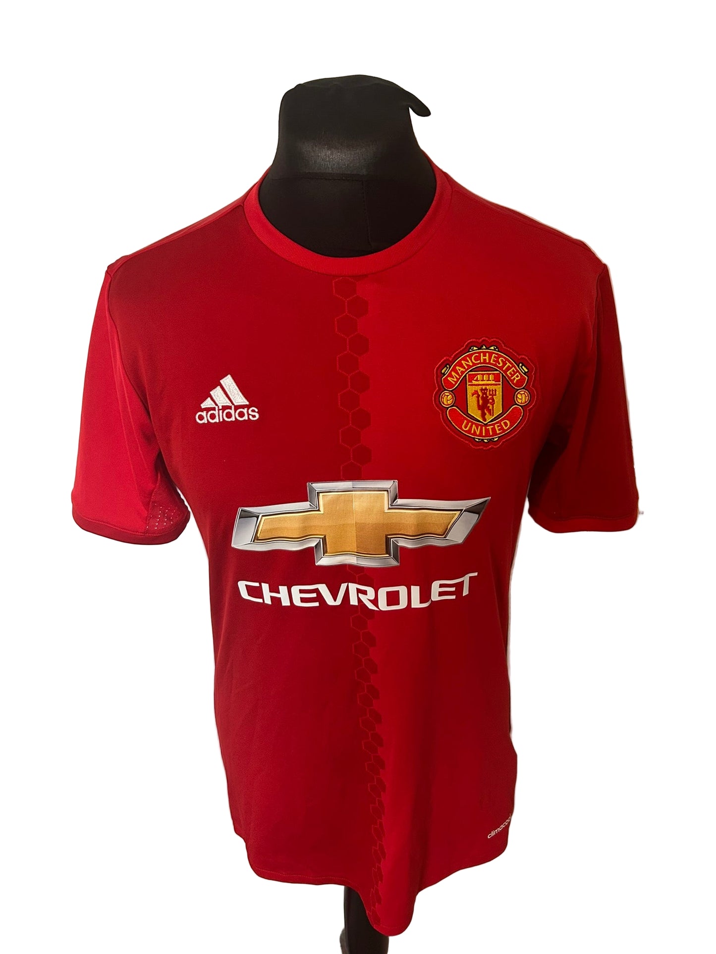 Manchester United Wayne Rooney 2016-17 Home Football Shirt Medium Adidas