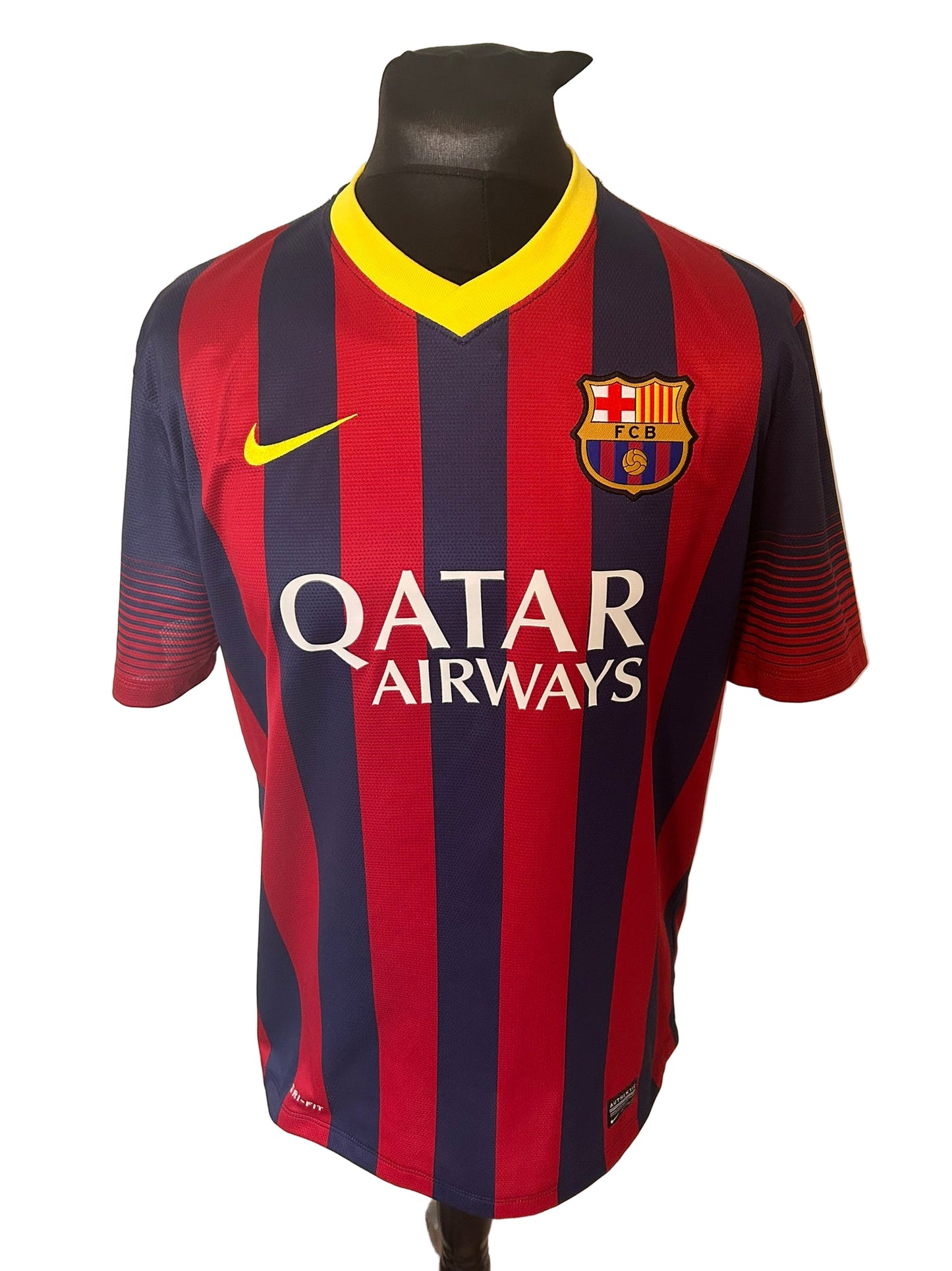 Barcelona Neymar 2013-14 Home Football Shirt Large Nike