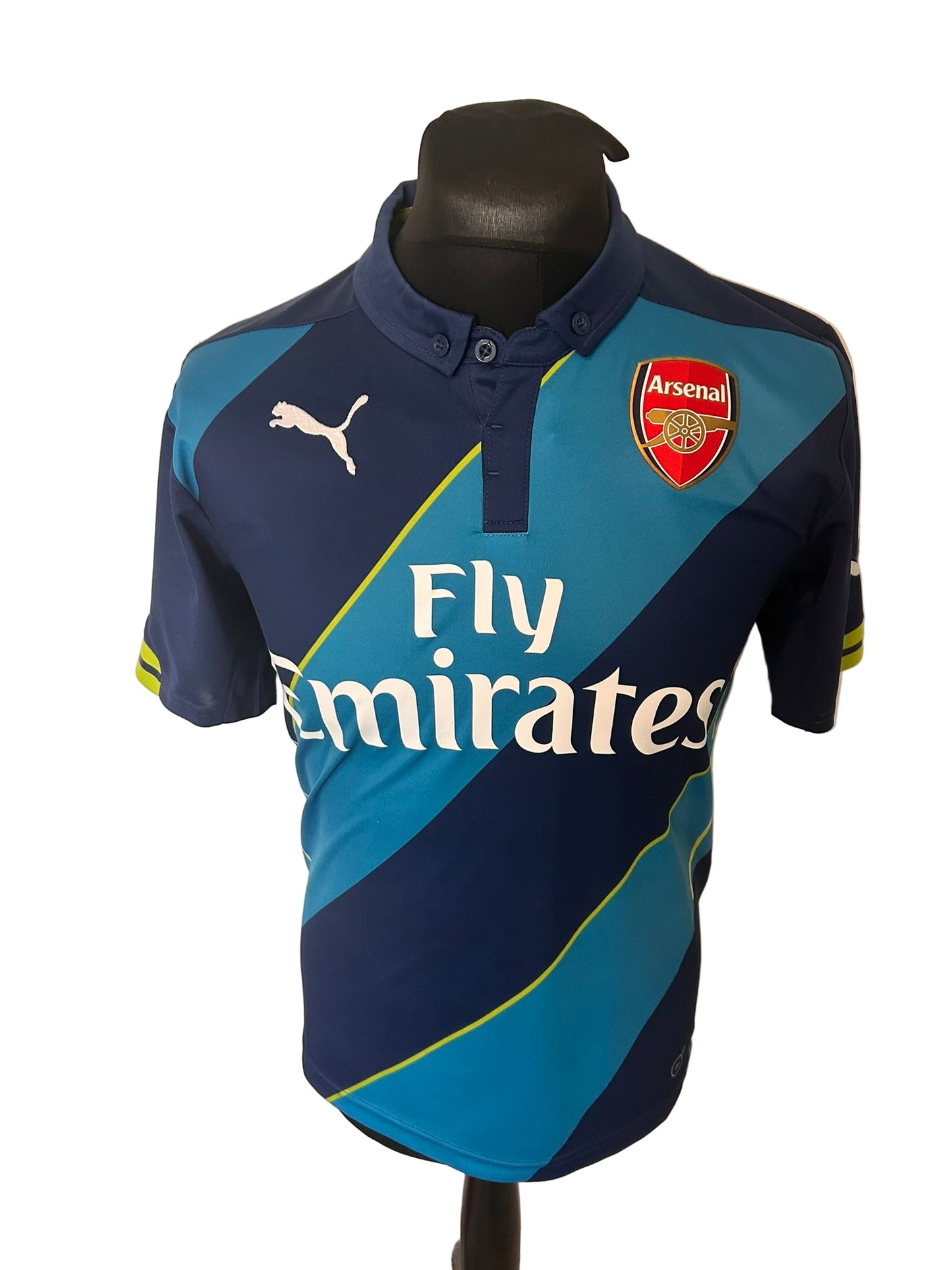 Arsenal Mesut Ozil 2014-15 Third Football Shirt Small Puma