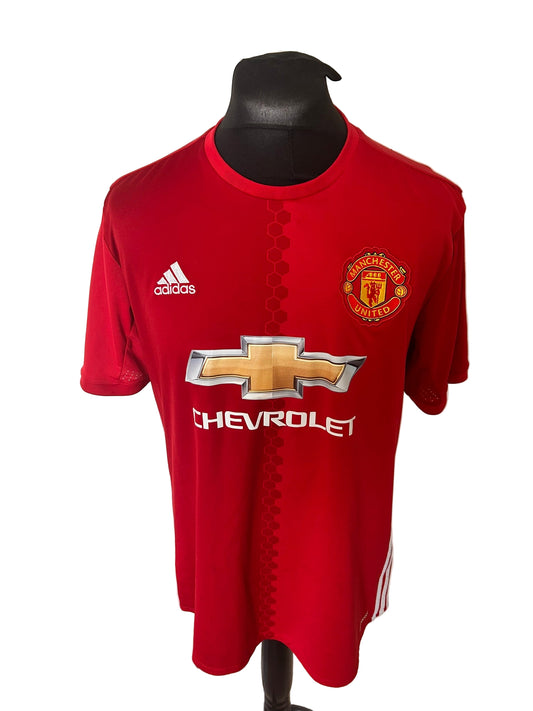 Manchester United Ander Herrera 2016-17 Home Football Shirt Extra Large XL Adidas