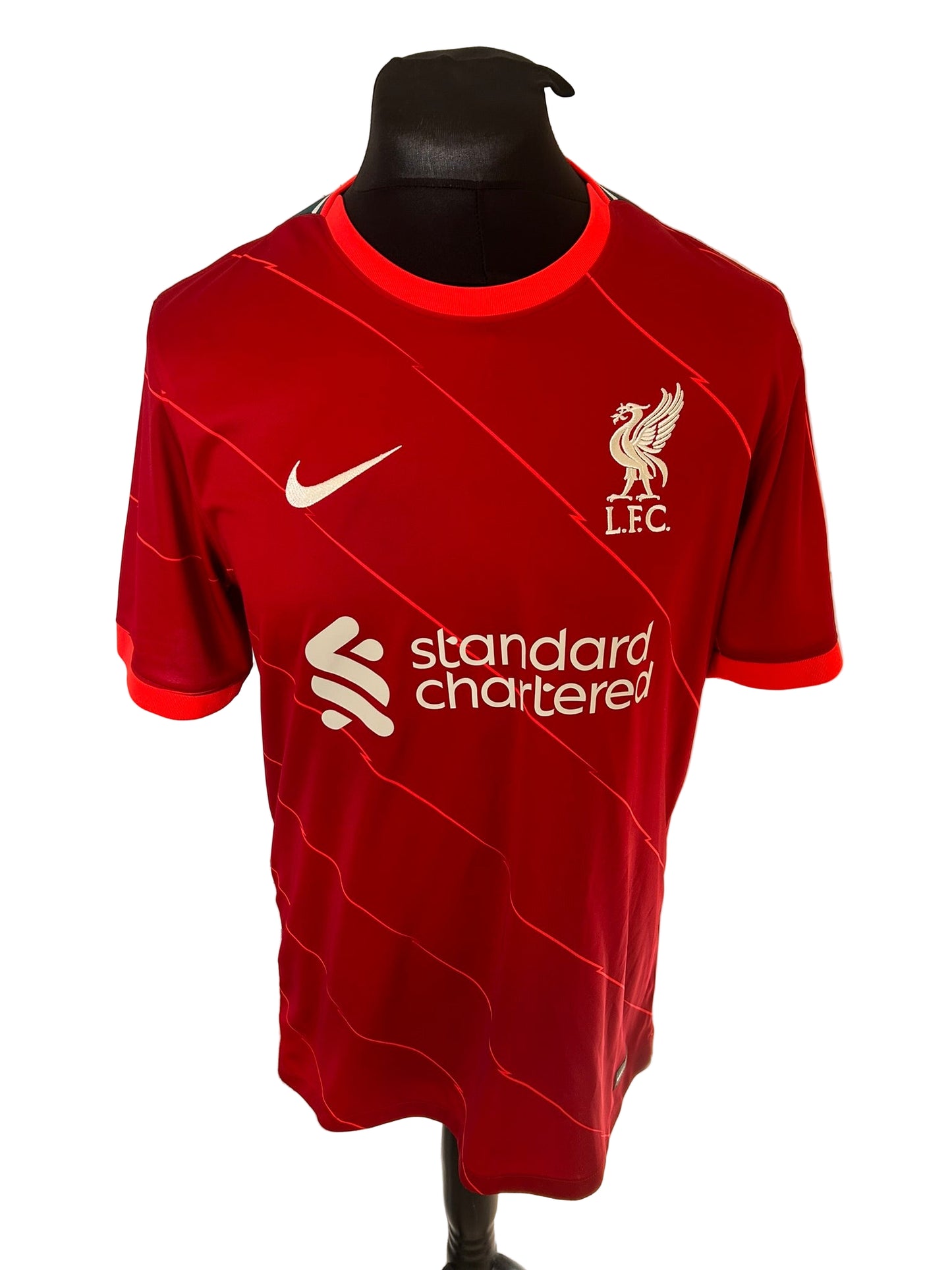 Liverpool Mohamed Salah 2021-22 Home Football Shirt Large Nike