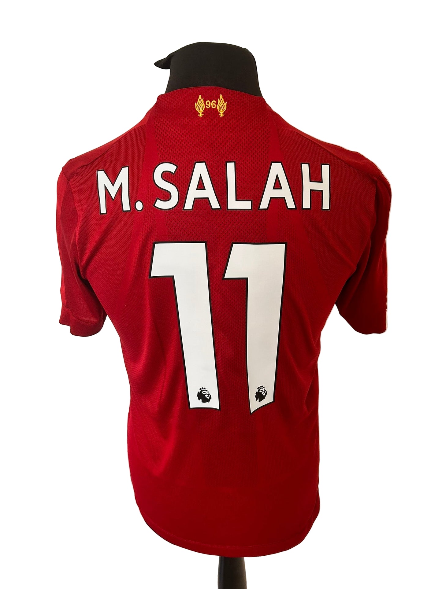 Liverpool Mohamed Salah 2019-20 Home Football Shirt Small New Balance