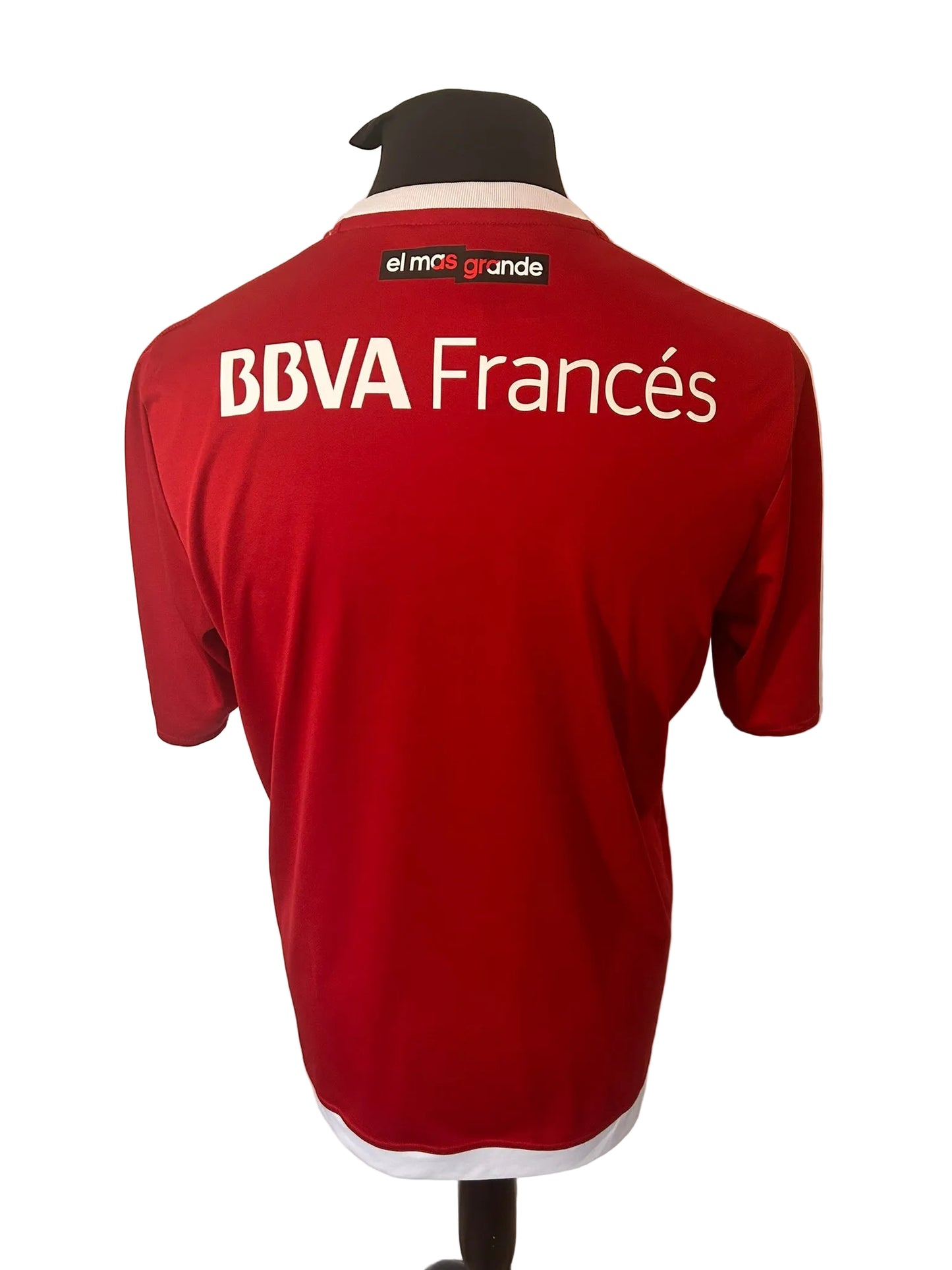 River Plate 2016-17 away football shirt, red, Large, Adidas, back