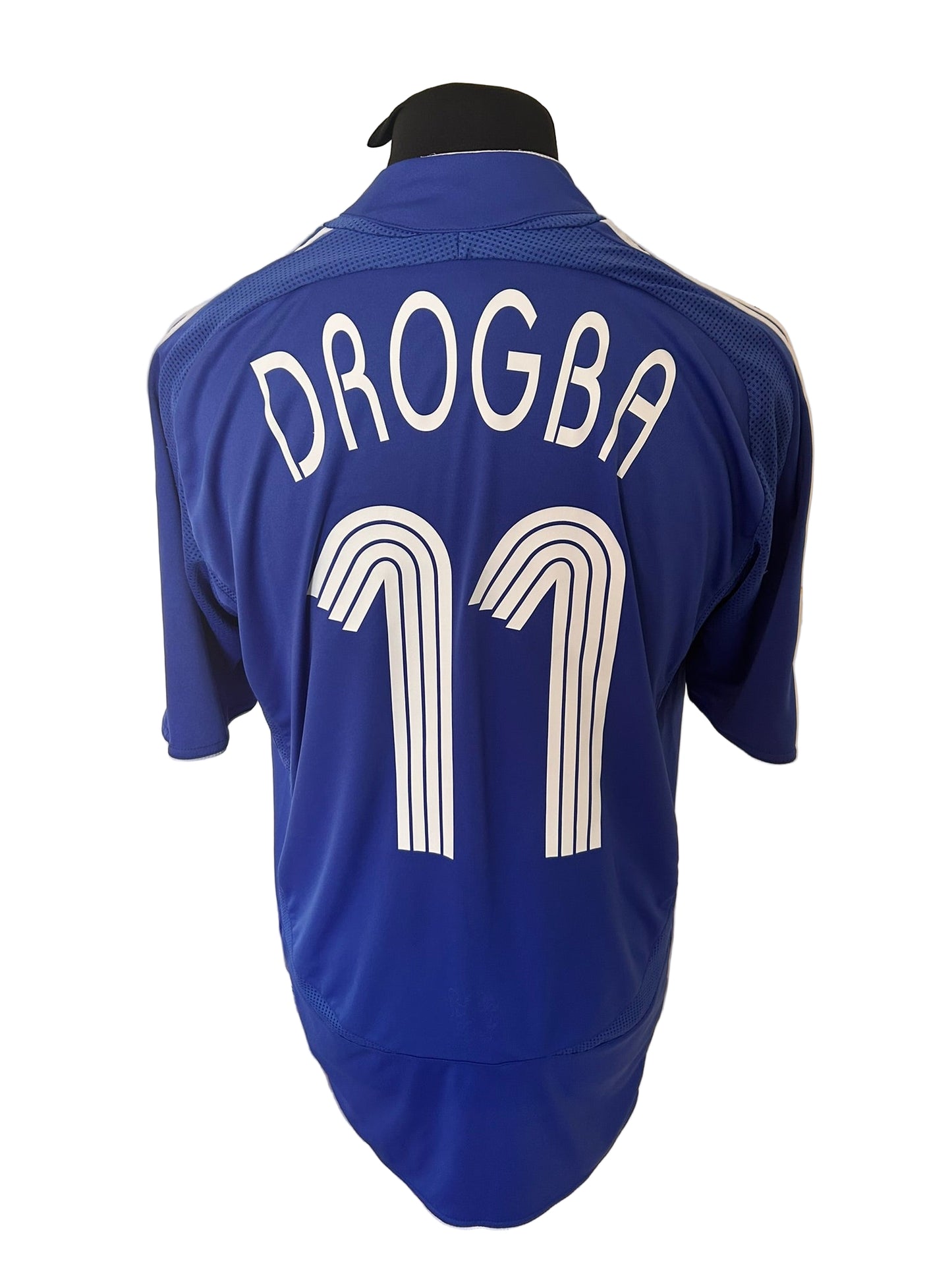 Chelsea Didier Drogba 2006-08 Home Football Shirt Large Adidas