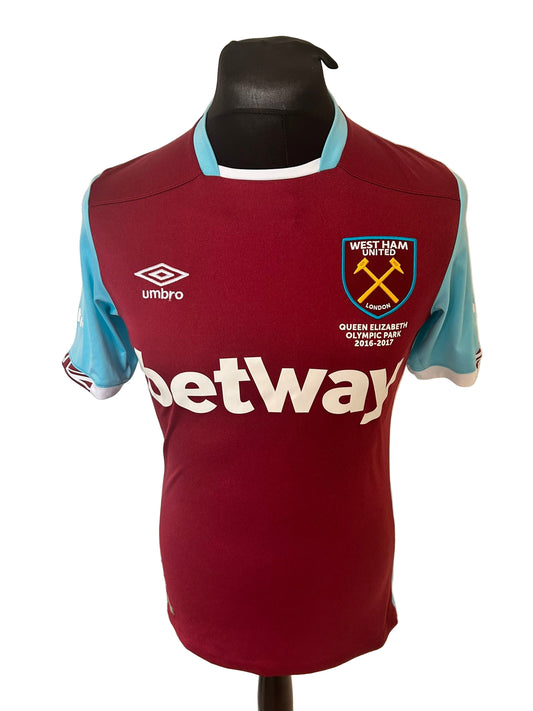West Ham United Dimitri Payet 2016-17 Home Football Shirt Small Umbro