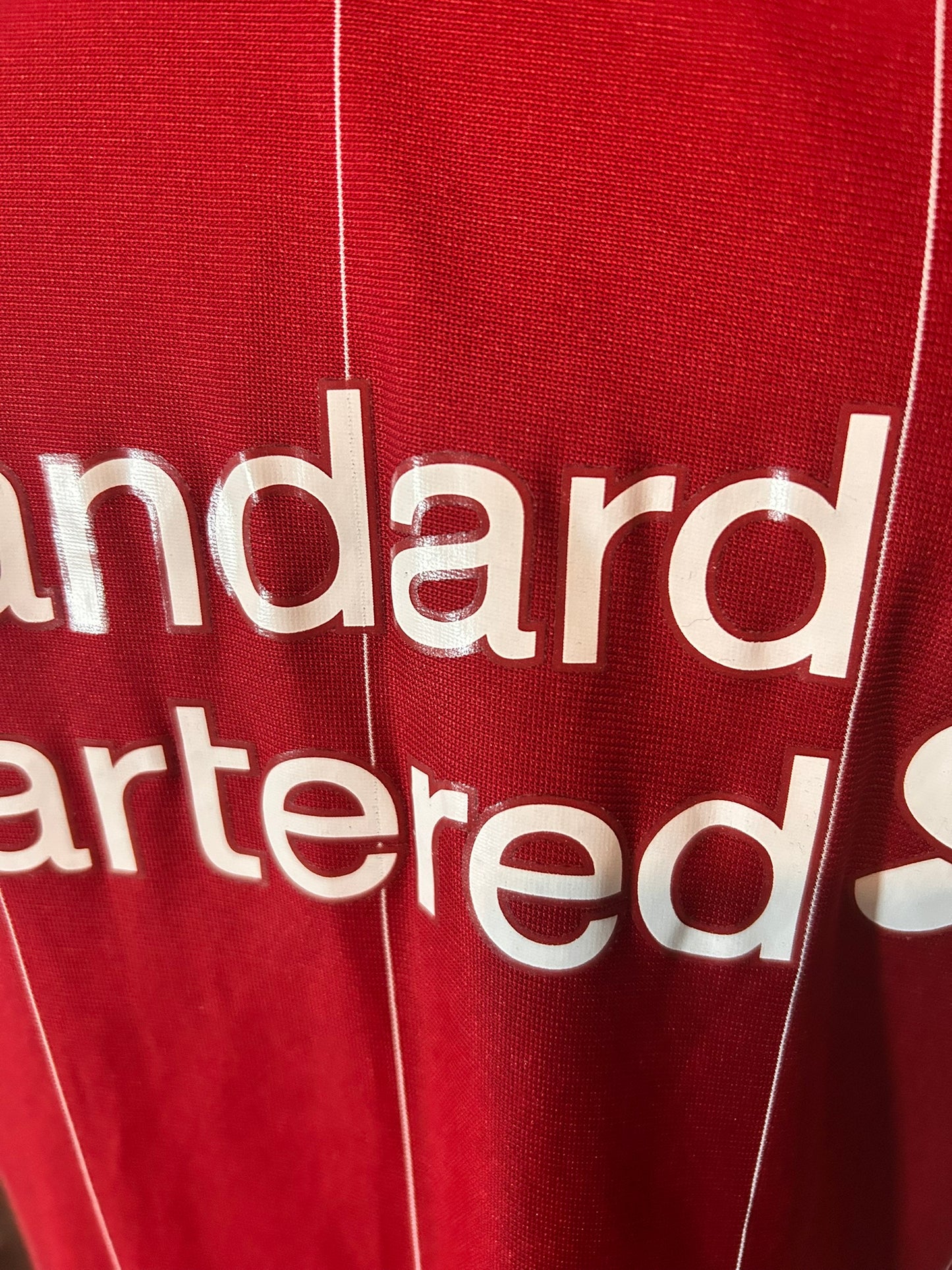 Liverpool Mohamed Salah 2019-20 Home Football Shirt Medium New Balance