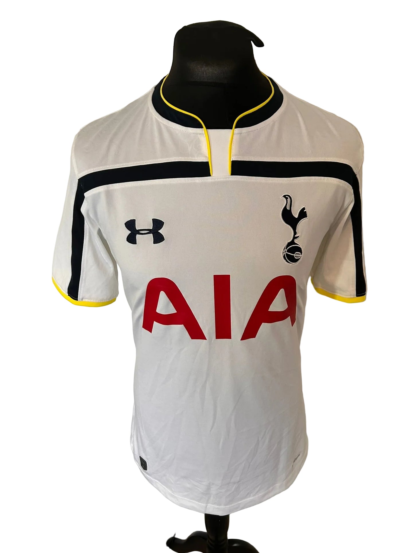 Tottenham Hotspur 2014-15 home football shirt, white, small, Under Armour, Harry Kane, front