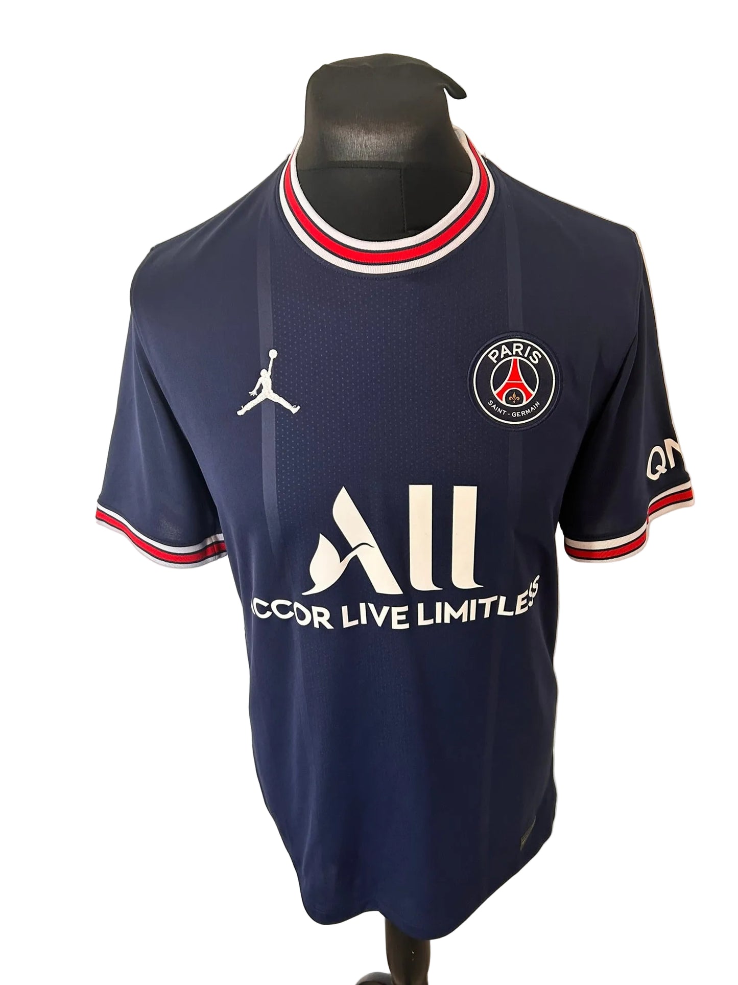 Paris Saint Germain, PSG 2021-22 home football shirt, navy, medium, Nike, Lionel Messi, front