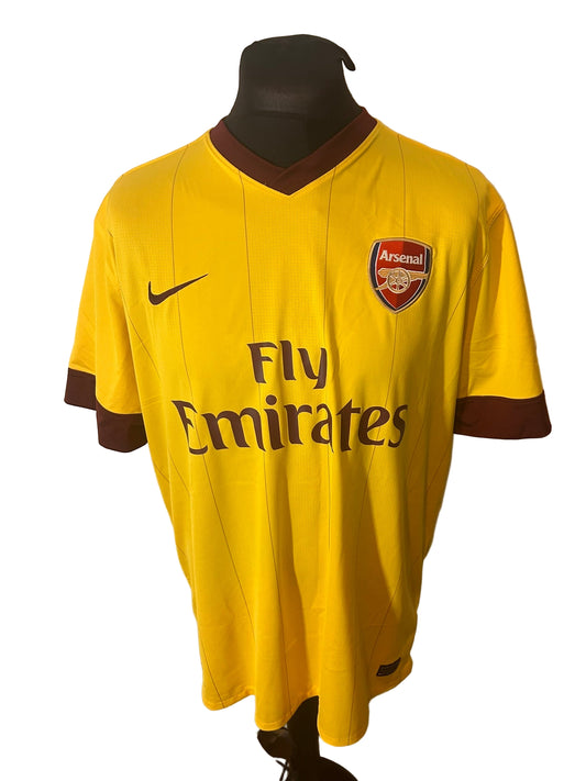 Arsenal Theo Walcott 2010-13 Away Football Shirt Extra Large XL Nike