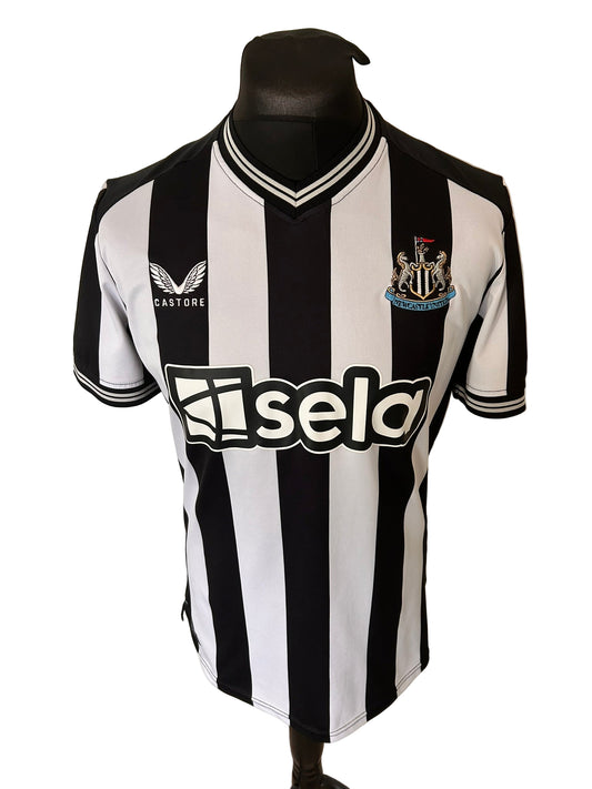 Newcastle United Bruno Guimaraes 2023-24 Home Football Shirt Medium Castore