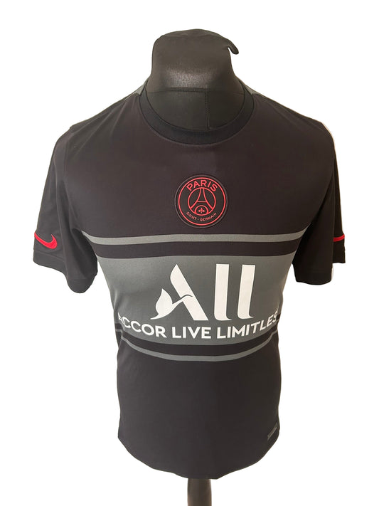 Paris Saint Germain PSG Lionel Messi 2021-22 Third Football Shirt Small Nike