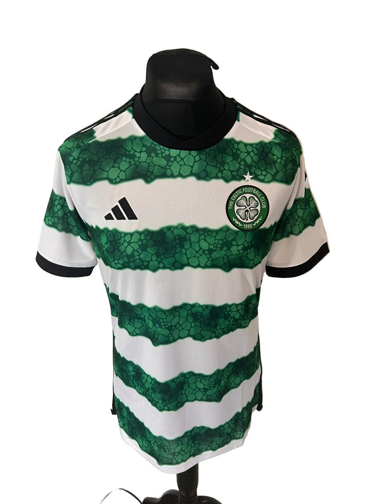 Manchester City 2023-24 goalkeeper football shirt, yellow, Extra Large, XL, Puma, Ederson, front