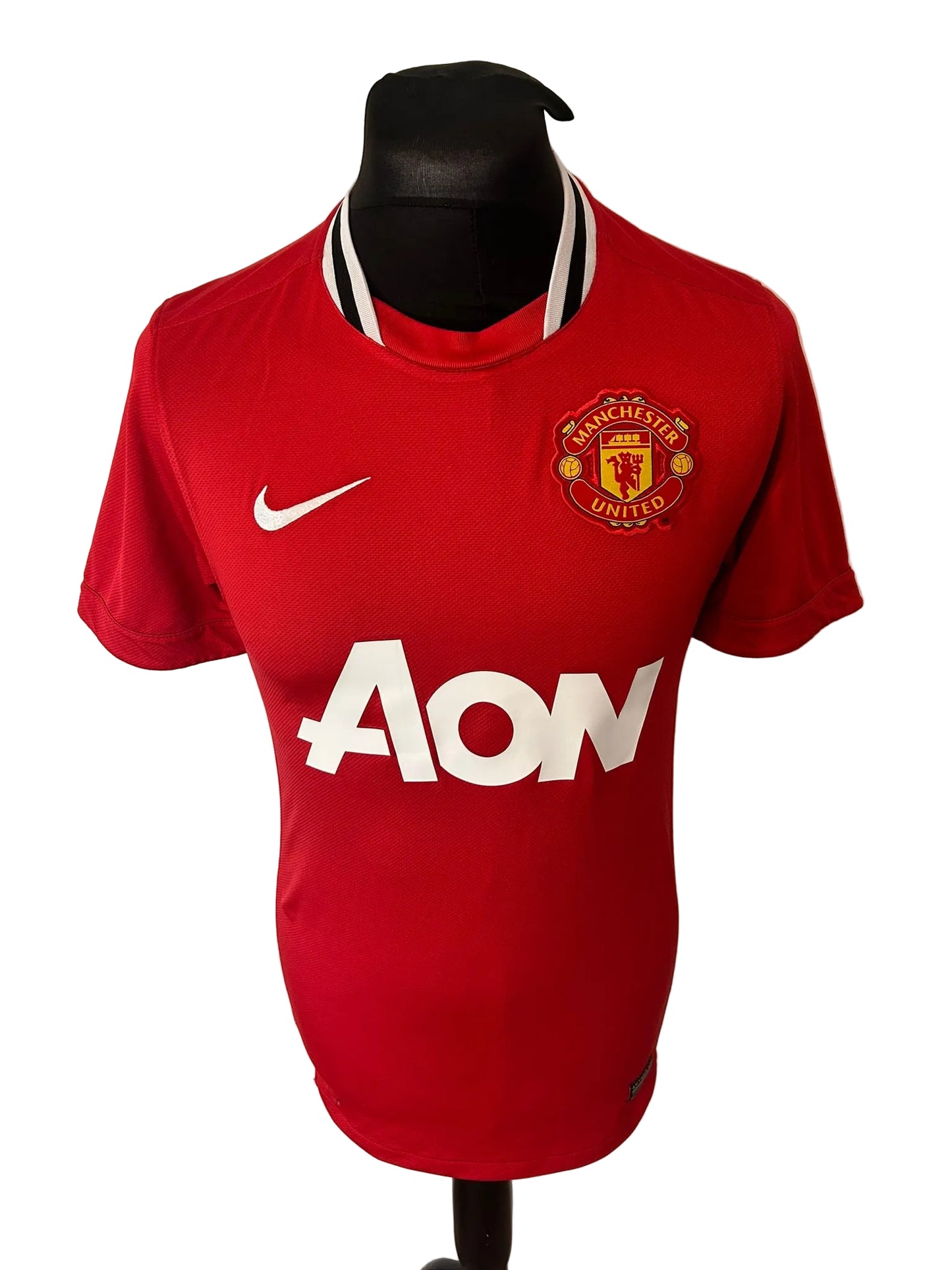 Manchester United 2011-12 home football shirt, red, small, Nike, Wayne Rooney, front