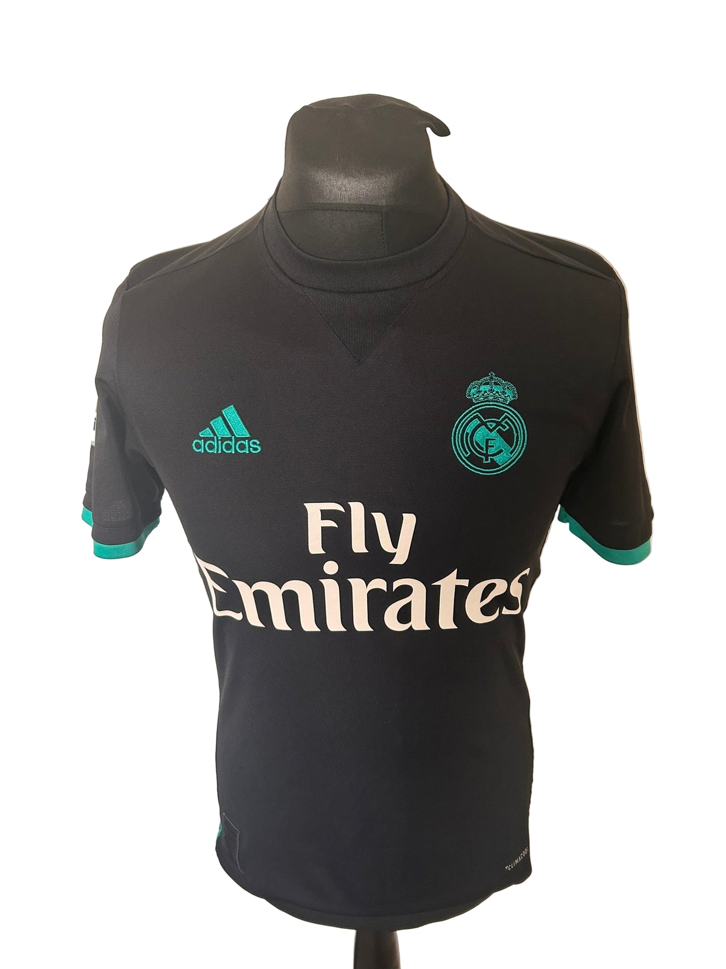 Real Madrid Cristiano Ronaldo 2017-18 Away Football Shirt Small Adidas
