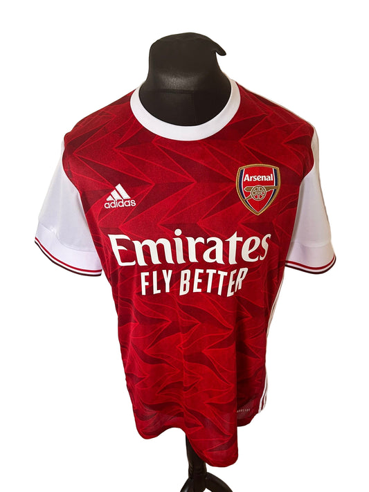 Arsenal Gabriel Martinelli 2020-21 Home Football Shirt Large Adidas